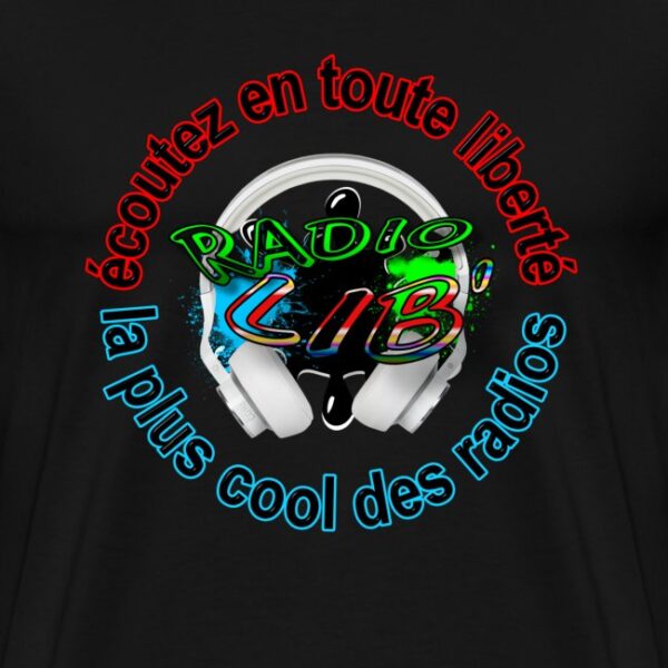 T-shirt logo Radio Lib' – Image 3
